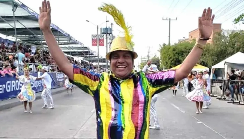Jorge Garizábalo, en el Cumbiódromo de la Vía 40.