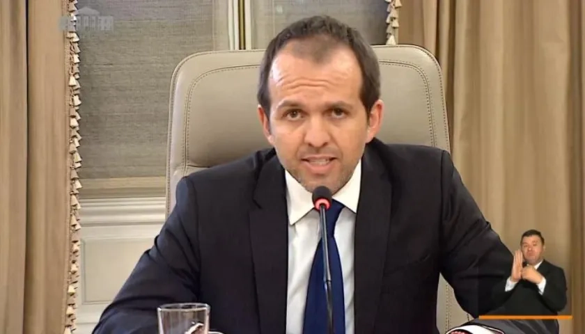 Ministro de Deporte, Ernesto Lucena.
