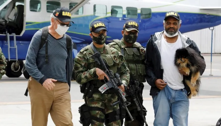 El suizo Daniel Max Guggenheim y el ciudadano brasileño José Iván Albuquerque García.