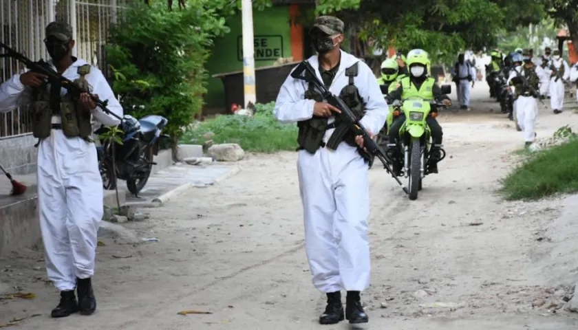 Patrullajes conjuntos en los municipios.