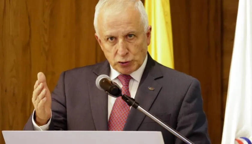 El presidente del Comité Olímpico Colombiano (COC), Baltazar Medina.