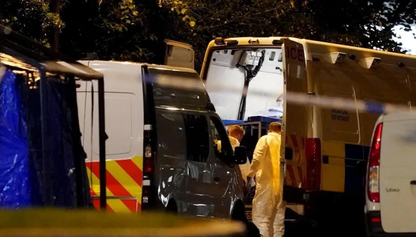 El capturado fue apuñalando, aparentemente al azar.