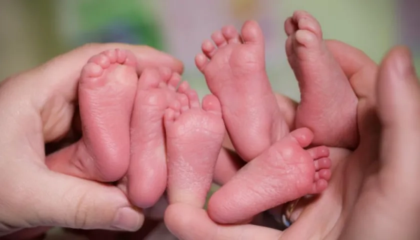 Los trillizos nacieron el 17 de junio.