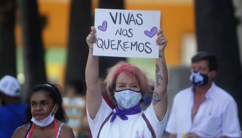 La organización rechazó las agresiones contra mujeres.