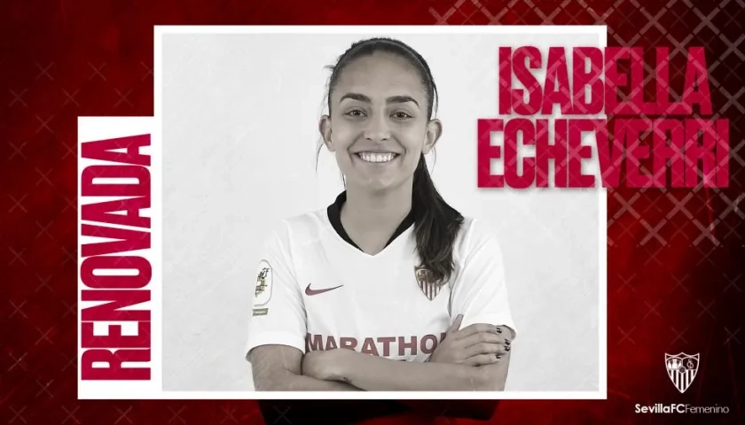 La futbolista colombiana Isabella Echeverri.