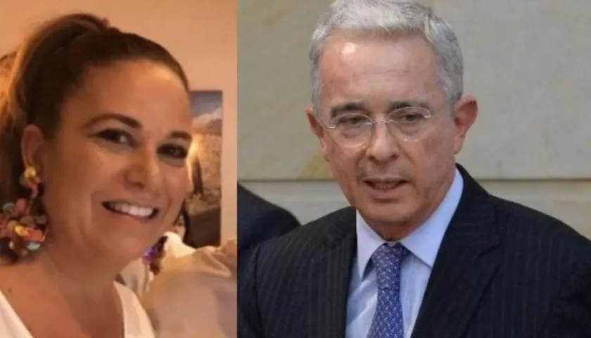 María Claudia Daza habló este sábado de Álvaro Uribe.