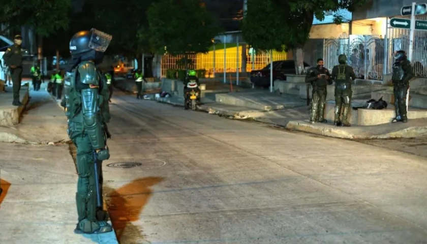 Operativos nocturnos de la Policía en Soledad.