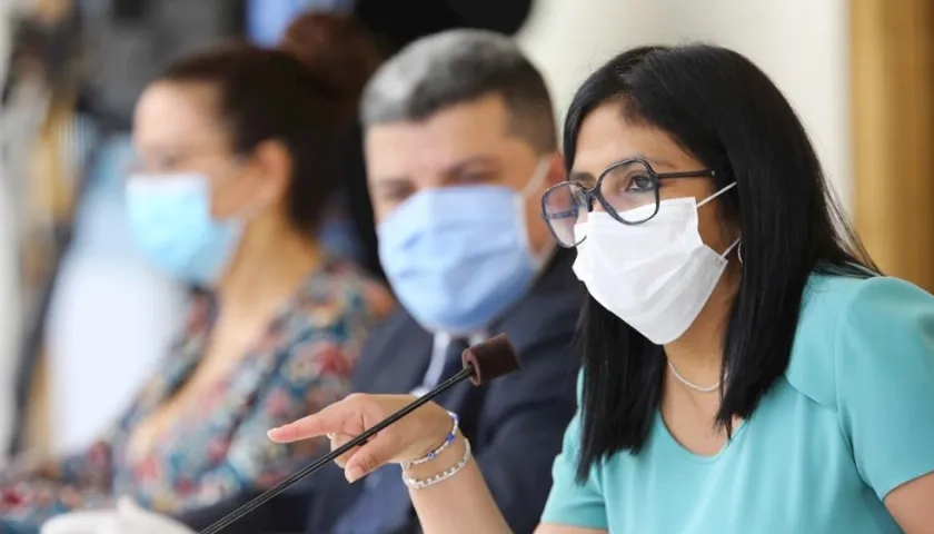 Delcy Rodríguez, vicepresidente de Venezuela.