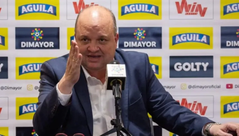 Jorge Enrique Vélez, presidente de la Dimayor.