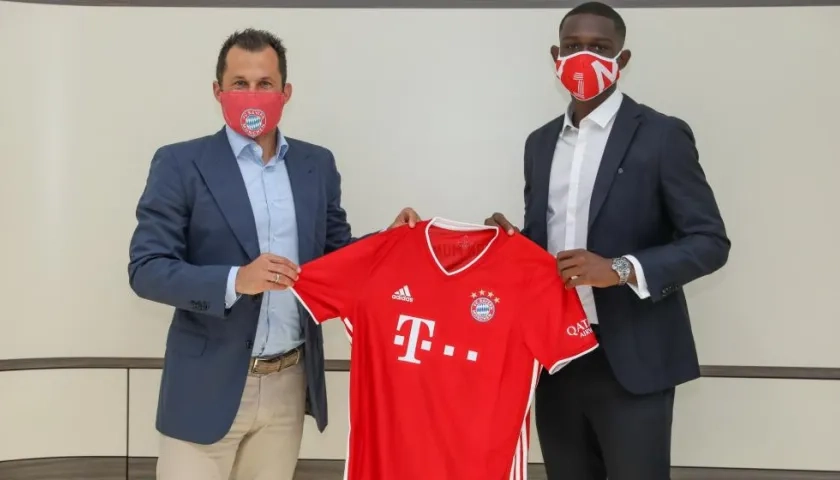 Hasan Salihamidzic y Tanguy Nianzu Kouassi.