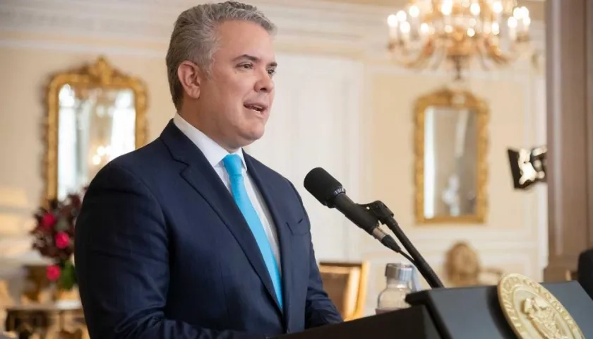 El Presidente de la República, Iván Duque.