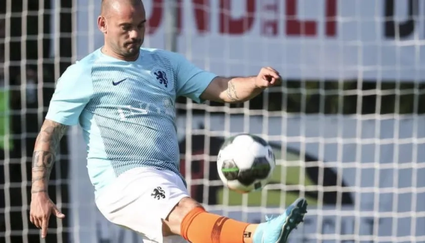 El holandés Wesley Sneijder.