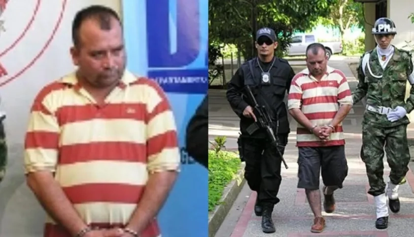 Jhon Fredy Cortés Buriticá, alias 'Culebrito'. 