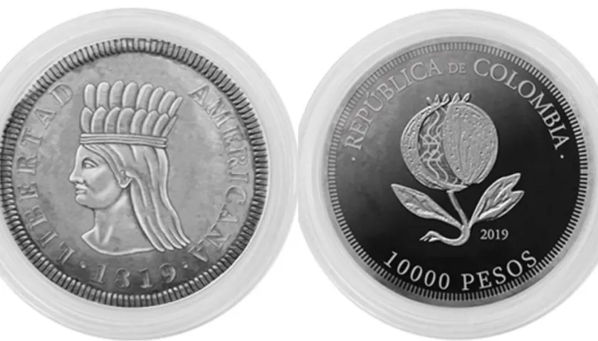 Esta es la moneda conmemorativa del Bicentenario.