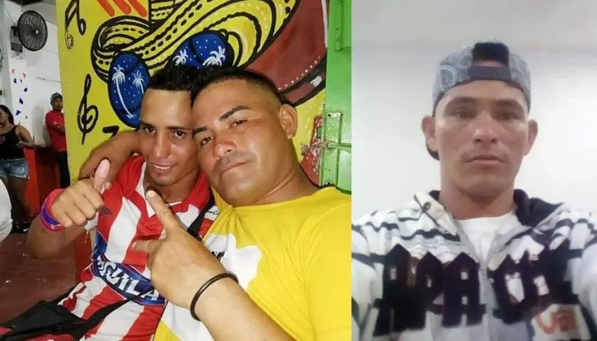 Los hermanos José Joaquín, Jorge Luis y Juan Carlos Guerrero Viloria