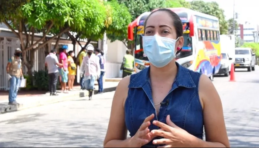Liceth Escobar, Secretaria de Salud de Baranoa.