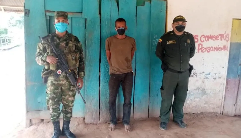 Presunto feminicida capturado por Ejército y Policía