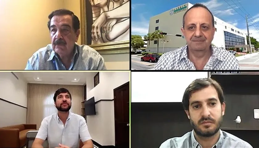 Imagen del encuentro virtual.