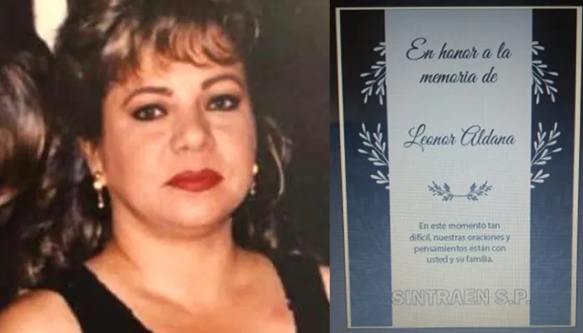 Leonor Aldana Bula (Q.E.P.D.).