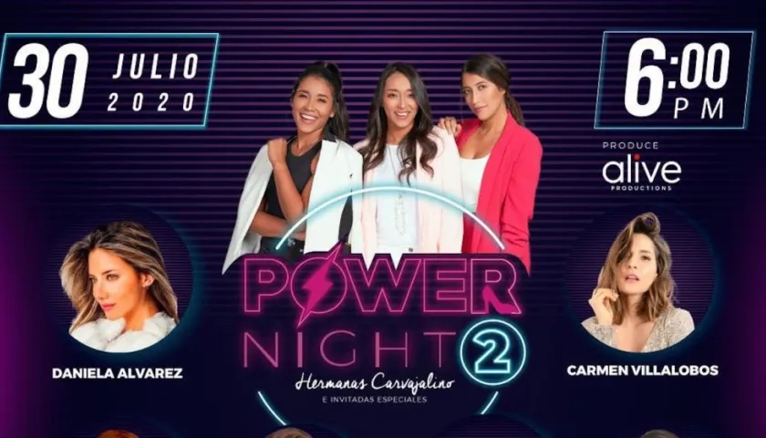 EL 30 de julio será el Power Night II de las Hermanas Carvajalino.