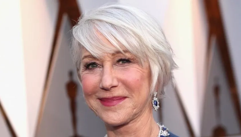 Helen Mirren llega a sus 75 años.