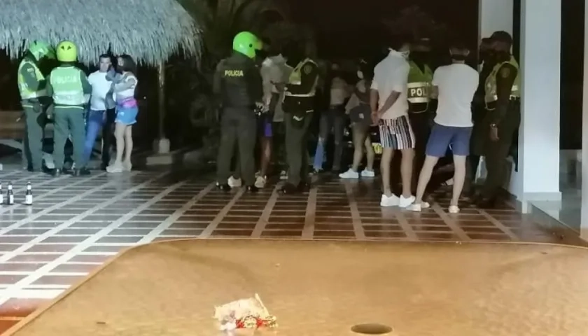 Momento del operativo.