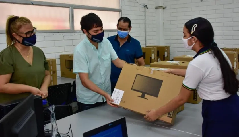 El Alcalde de Barranquilla, Jaime Pumarejo.