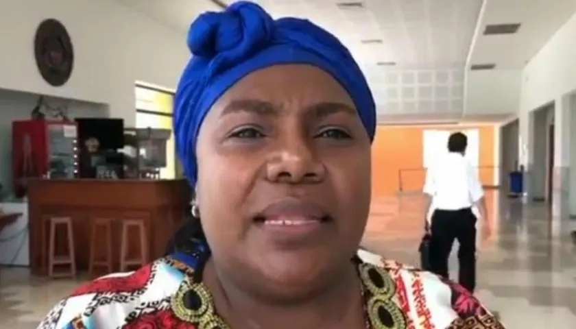 La líder social colombiana Yaneth Mosquera.