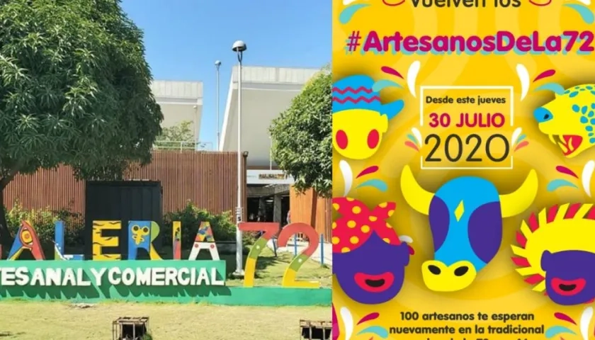 Galería Artesanal de la 72 en Barranquilla.