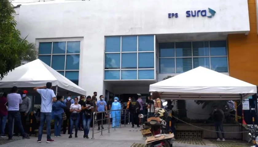 EPS Sura en Barranquilla.
