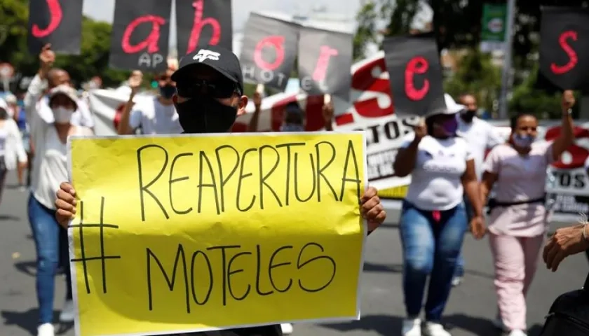 Protesta de moteles.