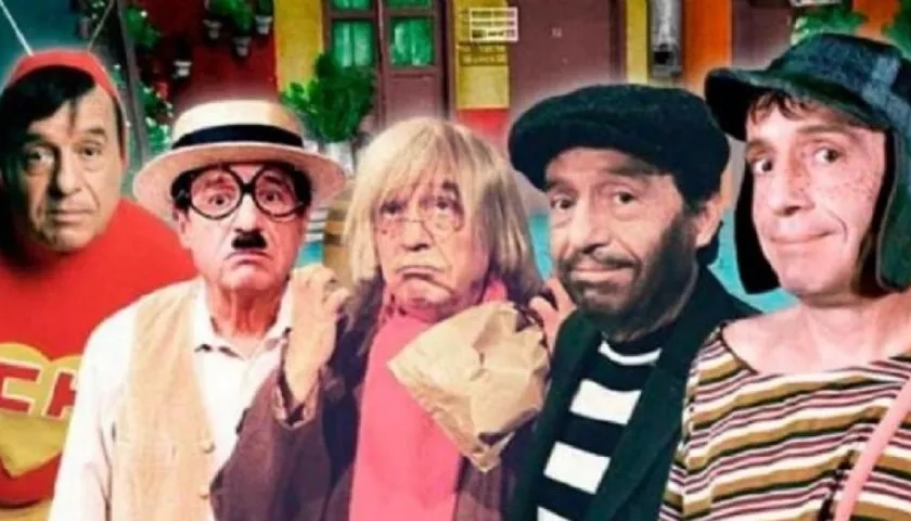 Varios de los personajes interpretados por el fallecido Roberto Gómez Bolaños.