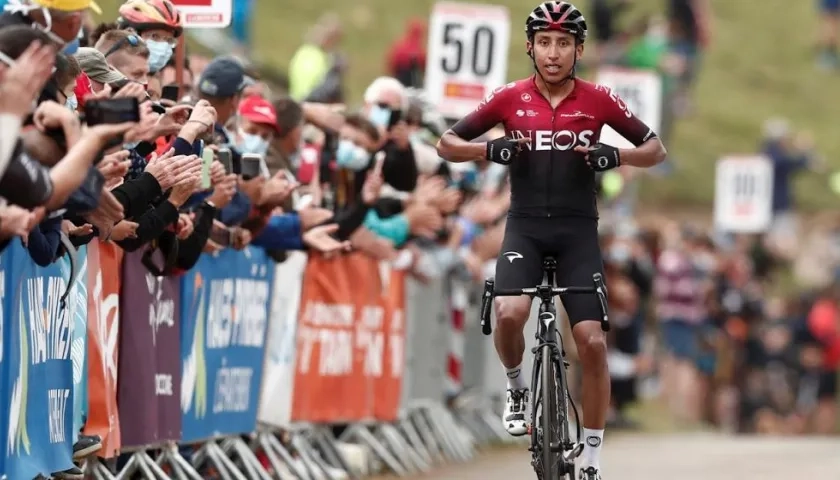 El colombiano Egan Bernal.