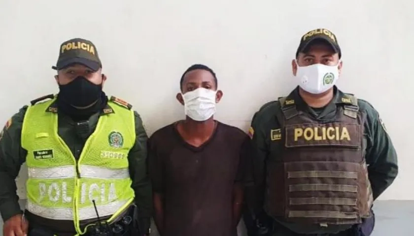 Erick Enrique Matute Luna fue capturado y conducido a la URI.