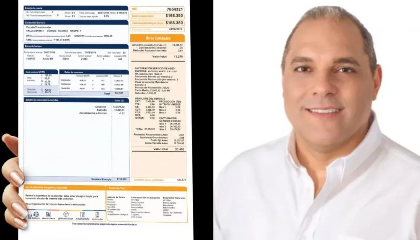 El senador José David Name.