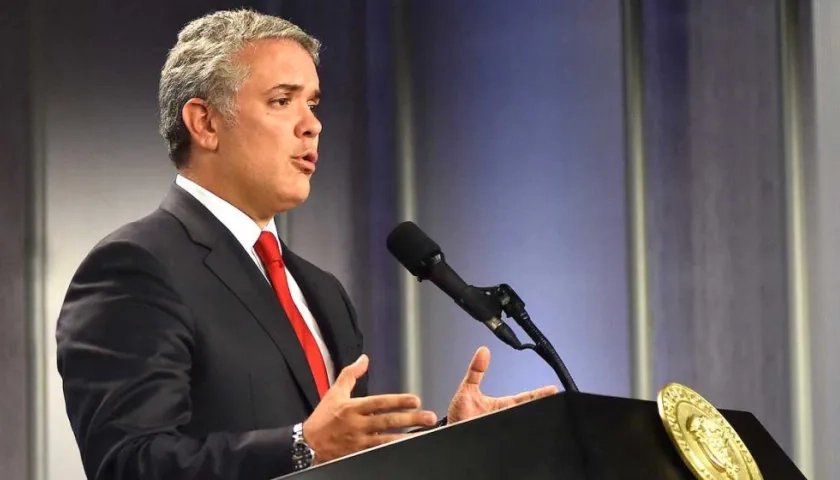 Iván Duque, Presidente de Colombia.