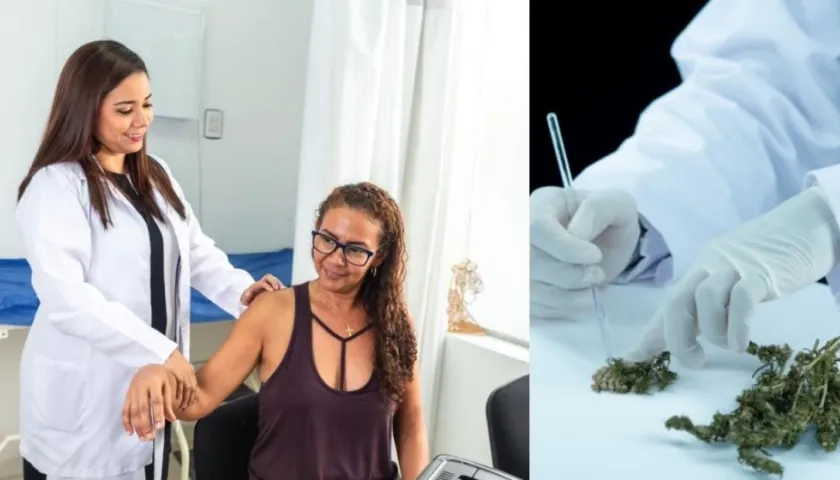 Imagen de una paciente que recibió atención en la clínica.