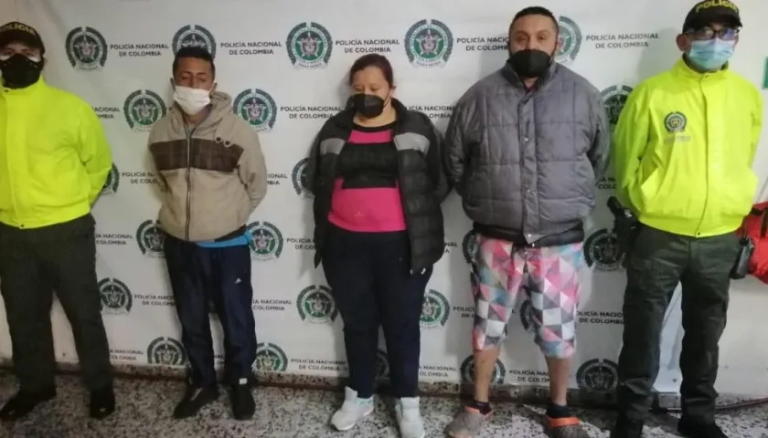 Integrantes de la banda 'La invasión', capturados.