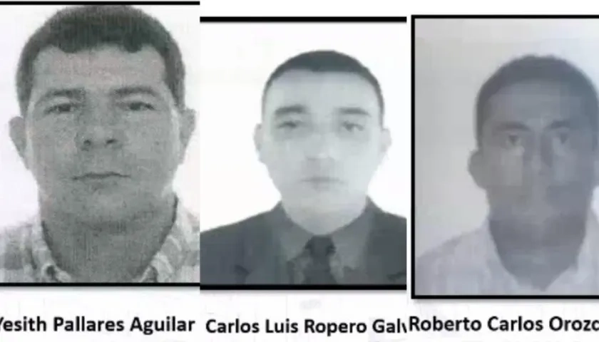 Los tres hombres fueron asegurados en centro carcelario.