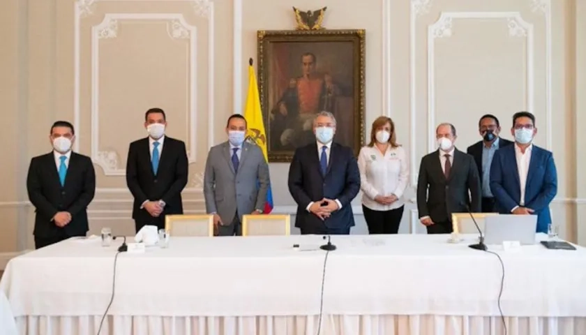 Reunión entre gobernadores y el Presidente el miércoles en la Casa de Nariño.