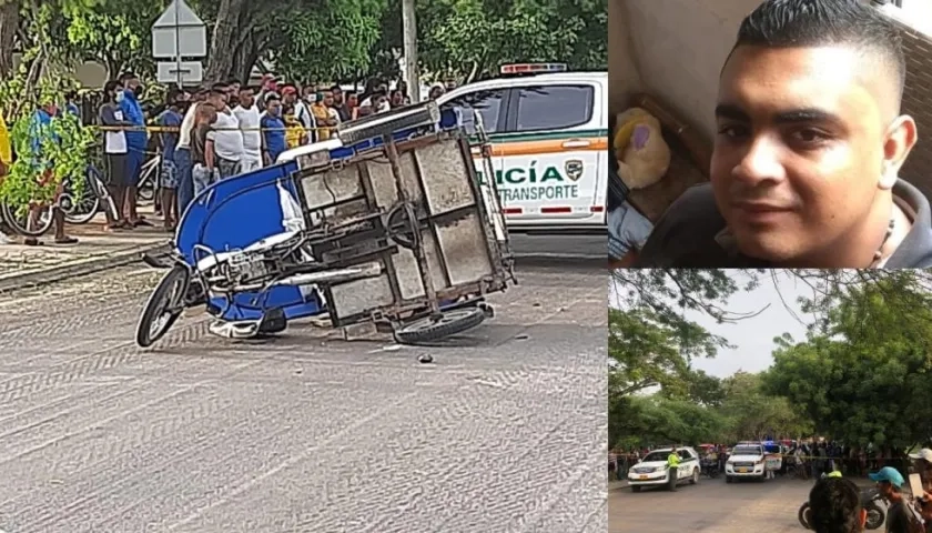 Lugar de los hechos y Jesús Armando Aguirre Hurtado.