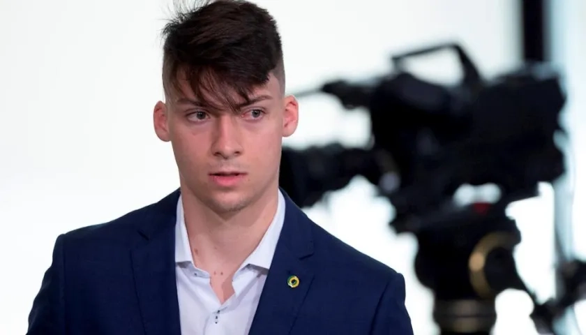 Renan Bolsonaro, hijo del presidente de Brasil.