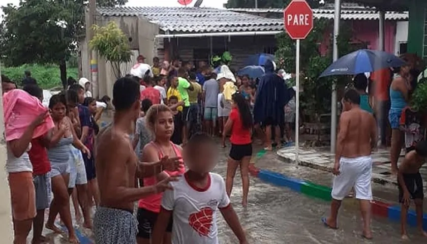 Lugar donde se presentó el crimen en la tarde de este miércoles.