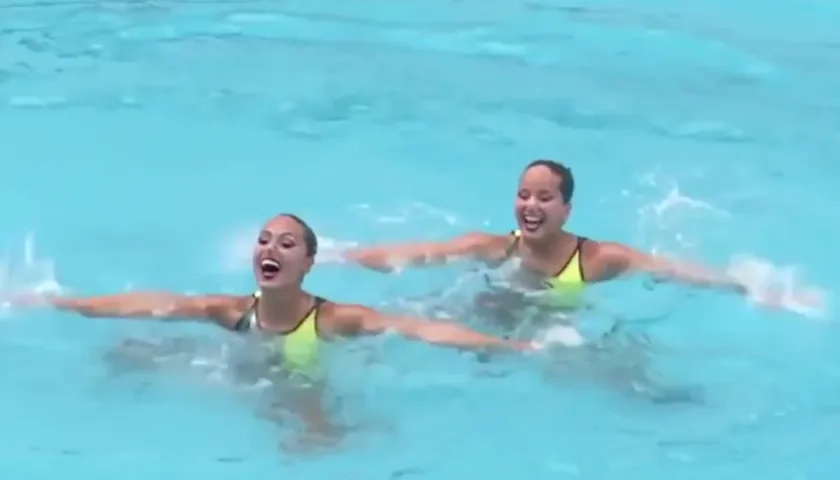 Estefanía Álvarez y Mónica Arango.