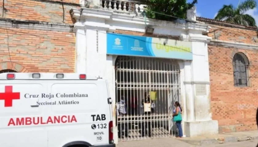 Esneider Zúñiga González fue llevado al Hospital General de Barranquilla.