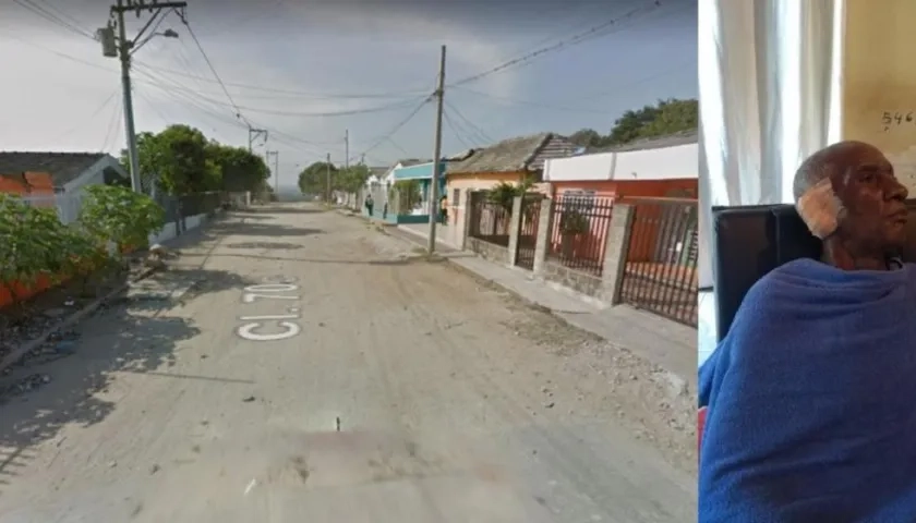 Lugar donde atacó a Armando Obeso Cassiani.