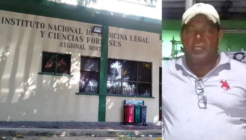 El cuerpo de Eusebio Manuel Sarmiento Egea fue llevado a Medicina Legal.