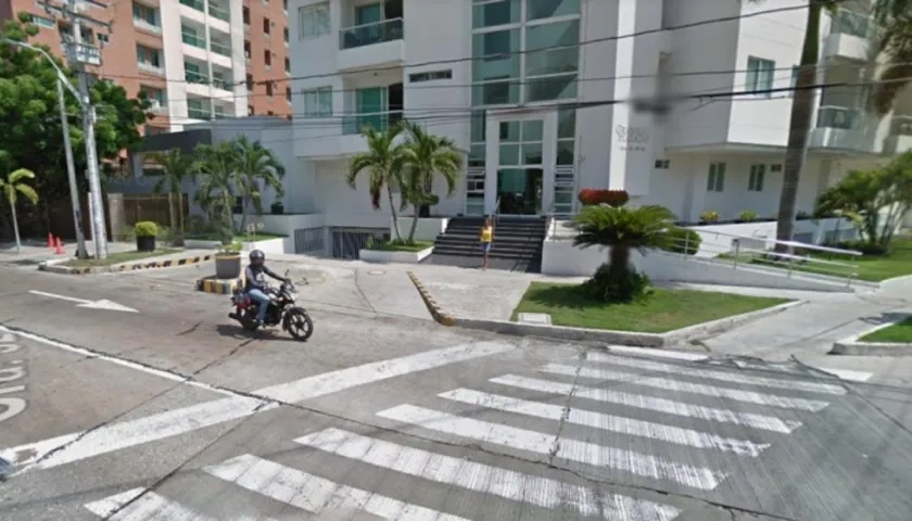 Calle 85 con carrera 52, donde ocurrió el fleteo.