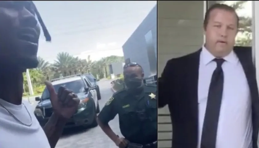 El exjugador de la NFL Brandon Marshall se quejó de los guardias.