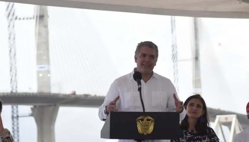 Iván Duque en Barranquilla.